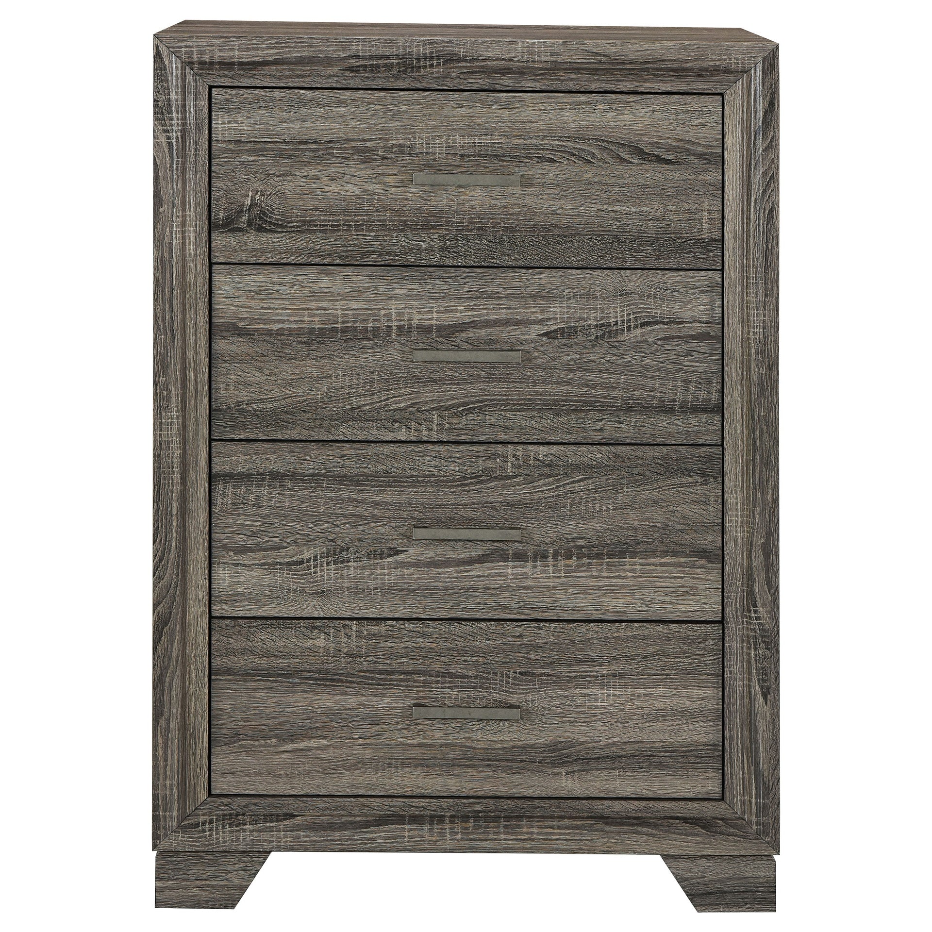 Funston Brown Oak 4-drawer Chest of Drawers