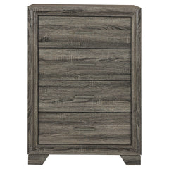Funston Brown Oak 4-drawer Chest of Drawers