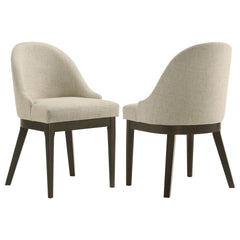 Blakely Beige Upholstered Dining Side Chair (2 of Set)