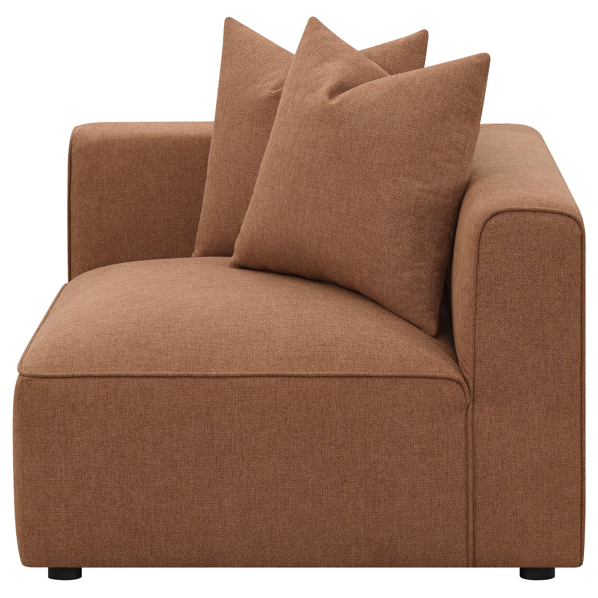 Colleen Terracotta Tight Back Corner with Pillows