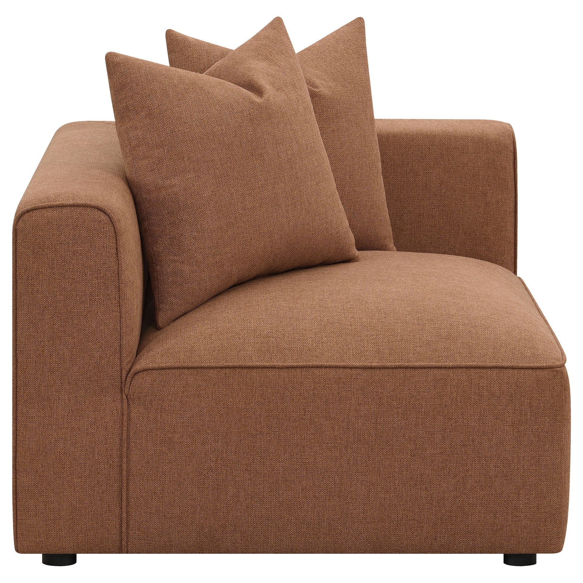 Colleen Terracotta Tight Back Corner with Pillows
