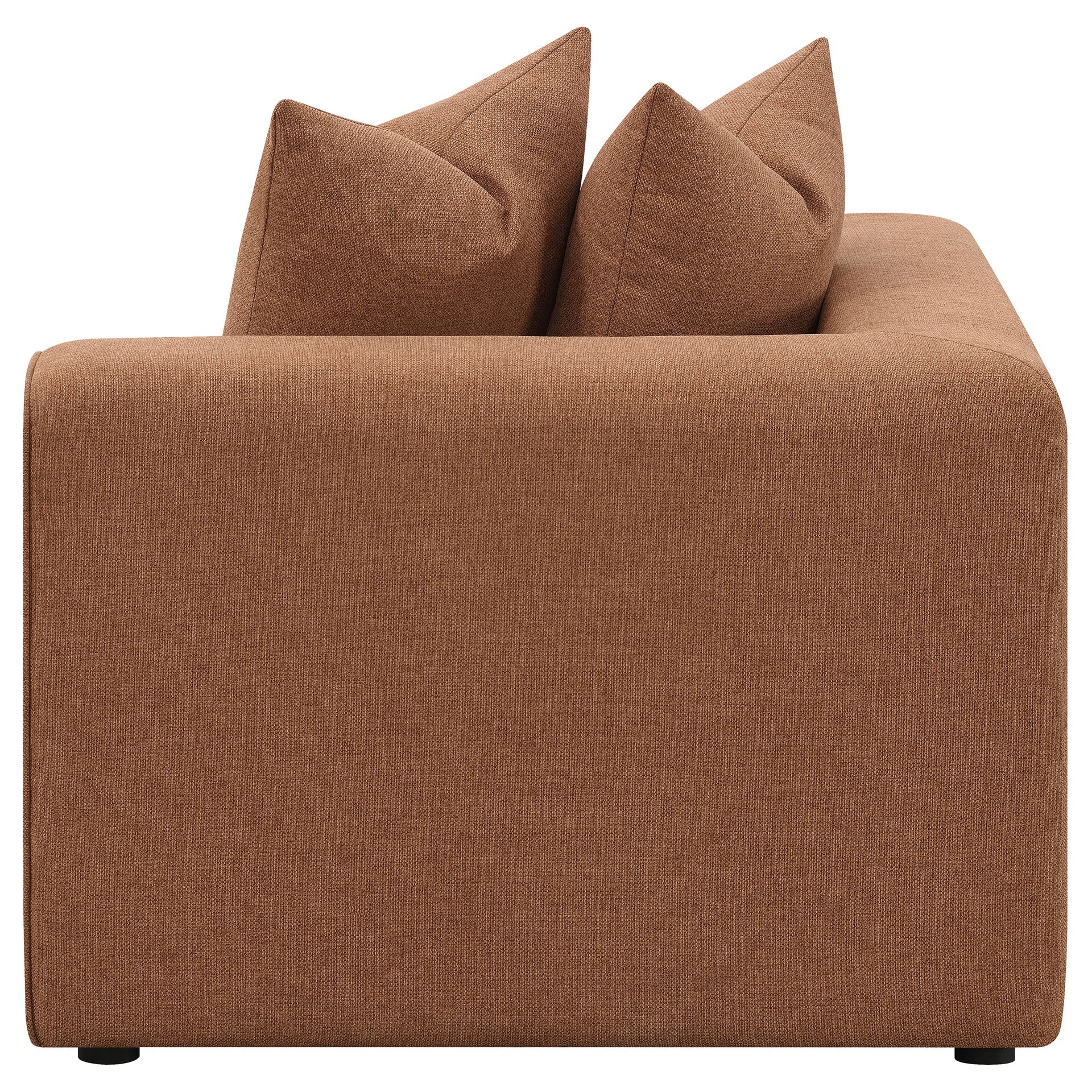 Colleen Terracotta Tight Back Corner with Pillows