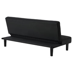 Boston Black Tufted Convertible Sofa Bed