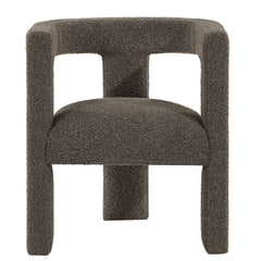 McKinley Chocolate Brown Boucle Upholstered Accent Side Chair
