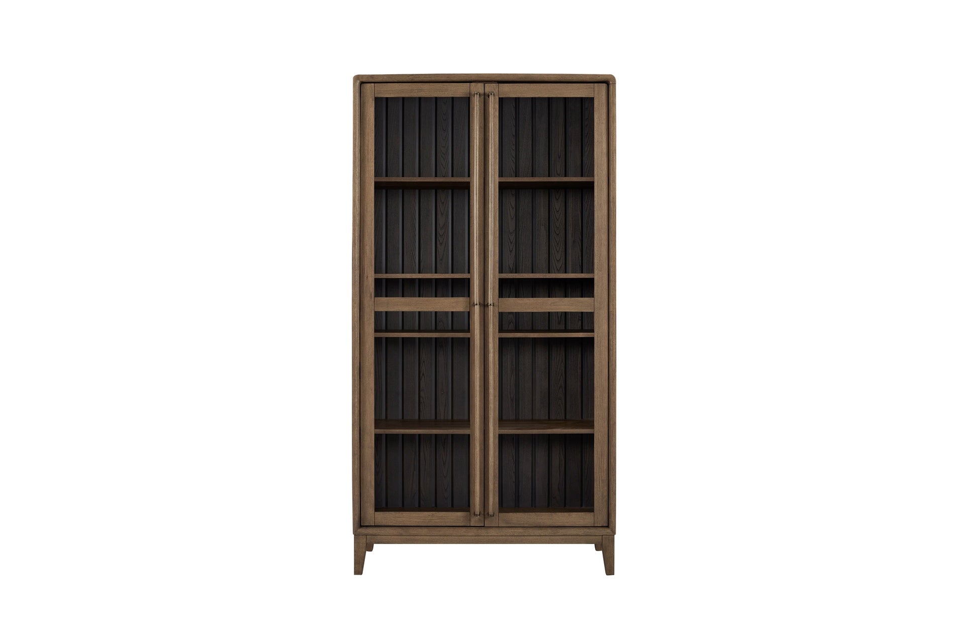 Latte and Peppercorn Display Cabinet
