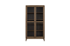 Latte and Peppercorn Display Cabinet