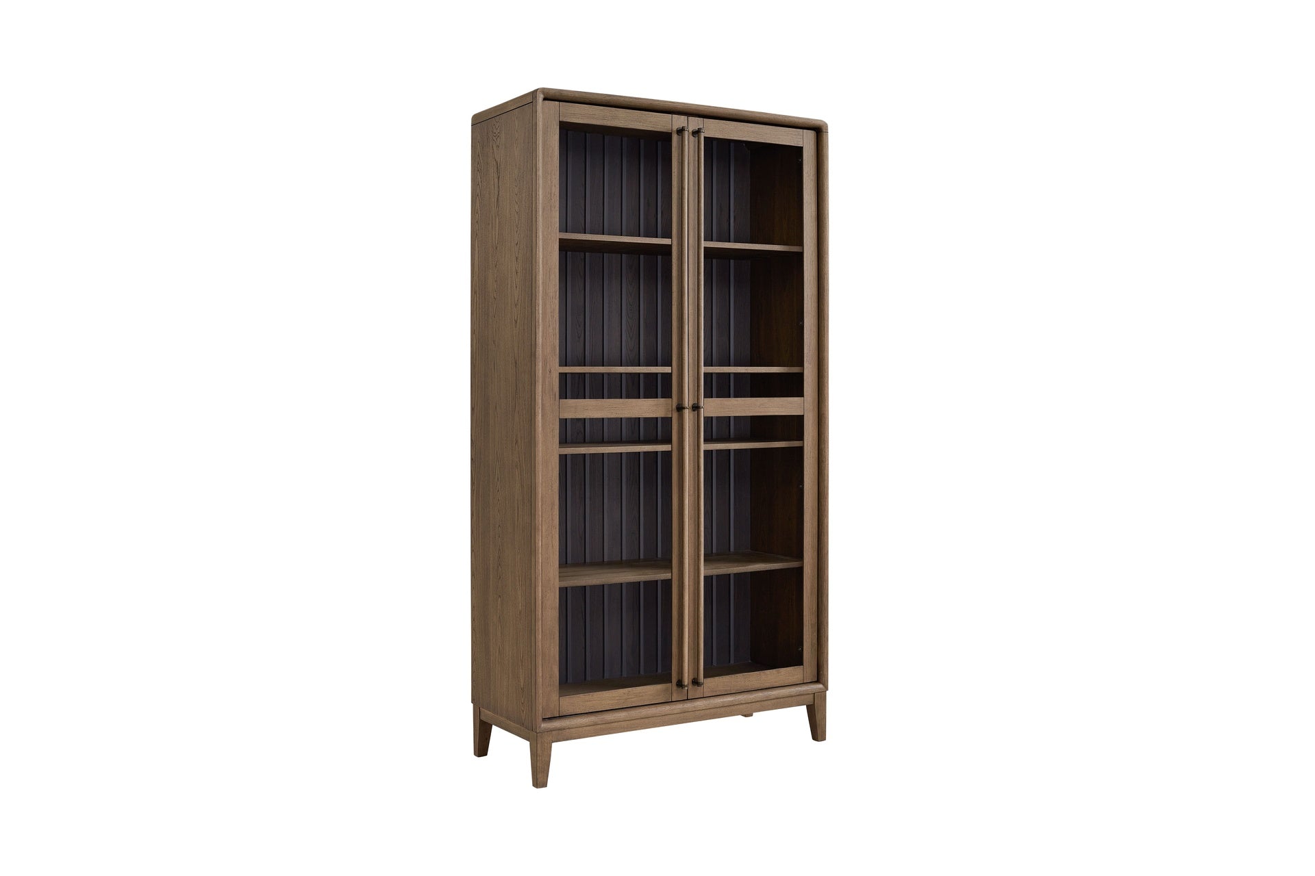 Latte and Peppercorn Display Cabinet