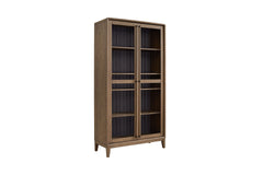 Latte and Peppercorn Display Cabinet