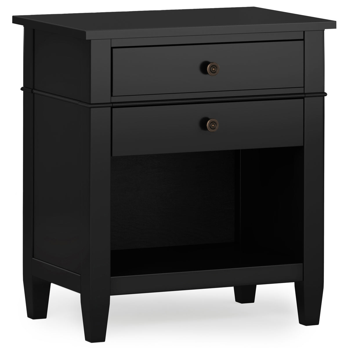 Carlton - Bedside Table - Black