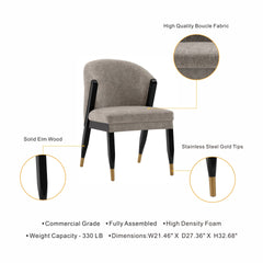 Dining Chair in Stone