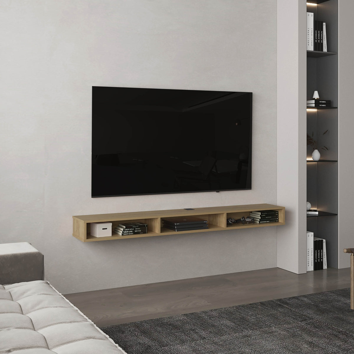 Tv Stand, 3 Shelves