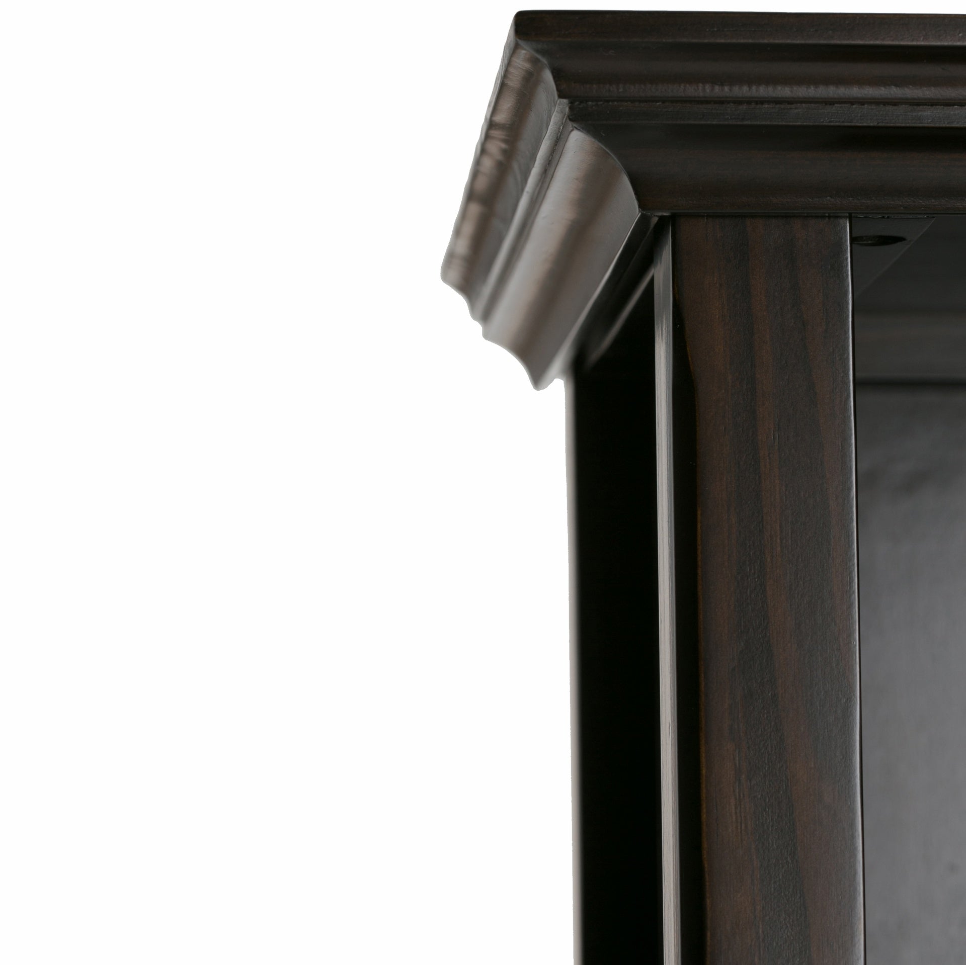 Amherst 30 inch Solid Wood 5 Shelf Bookcase in Hickory Brown