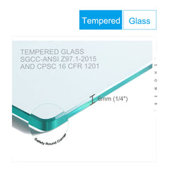 1 3/8" adjustment,universal pivot shower door, with 1/4" tempered glass finish 3072