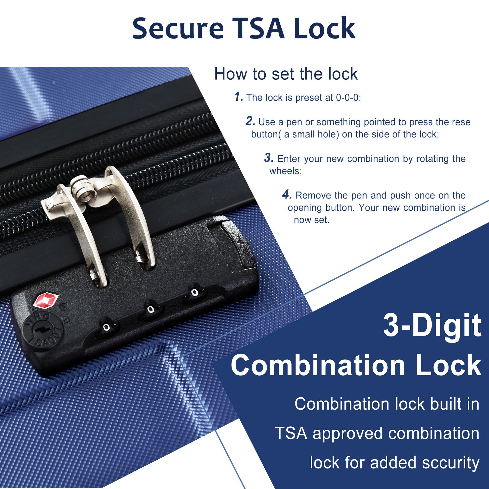 Hardshell ABS Luggage Sets 2 Piece Suitcase Set Expandable with TSA Lock Spinner Wheels for Men Women