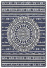 Sunshine GC_HAR2016 Blue 5 ft. 3 in. x 7 ft. 3 in. Indoor/Outdoor Area Rug
