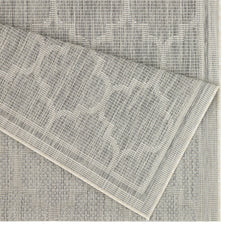 Sunshine GC_HAR2006 Silver 2 ft. 7 in. x 7 ft. 3 in. Indoor/Outdoor Area Rug