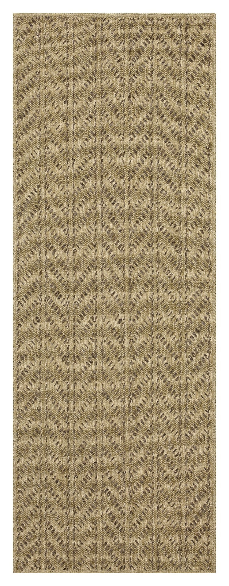 Earth GC_NTL1013 Jute/Mocha 5 ft. 3 in. x 7 ft. 3 in. Indoor/Outdoor Area Rug