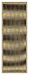 Earth GC_NTL1003 Jute/Black 5 ft. 3 in. x 7 ft. 3 in. Indoor/Outdoor Area Rug