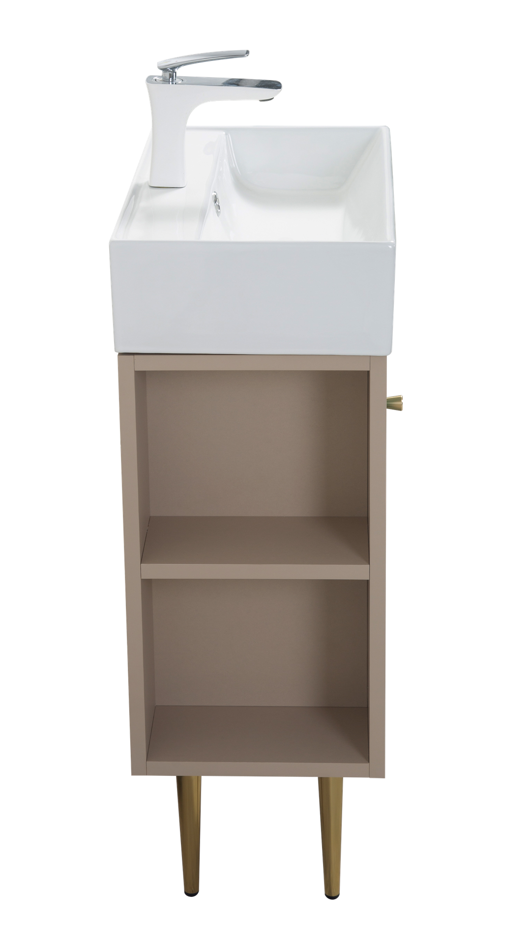 21.6" Vanity Base Only, Open Shelf on the Left, Green 24V06-21LVL-W1920P385633