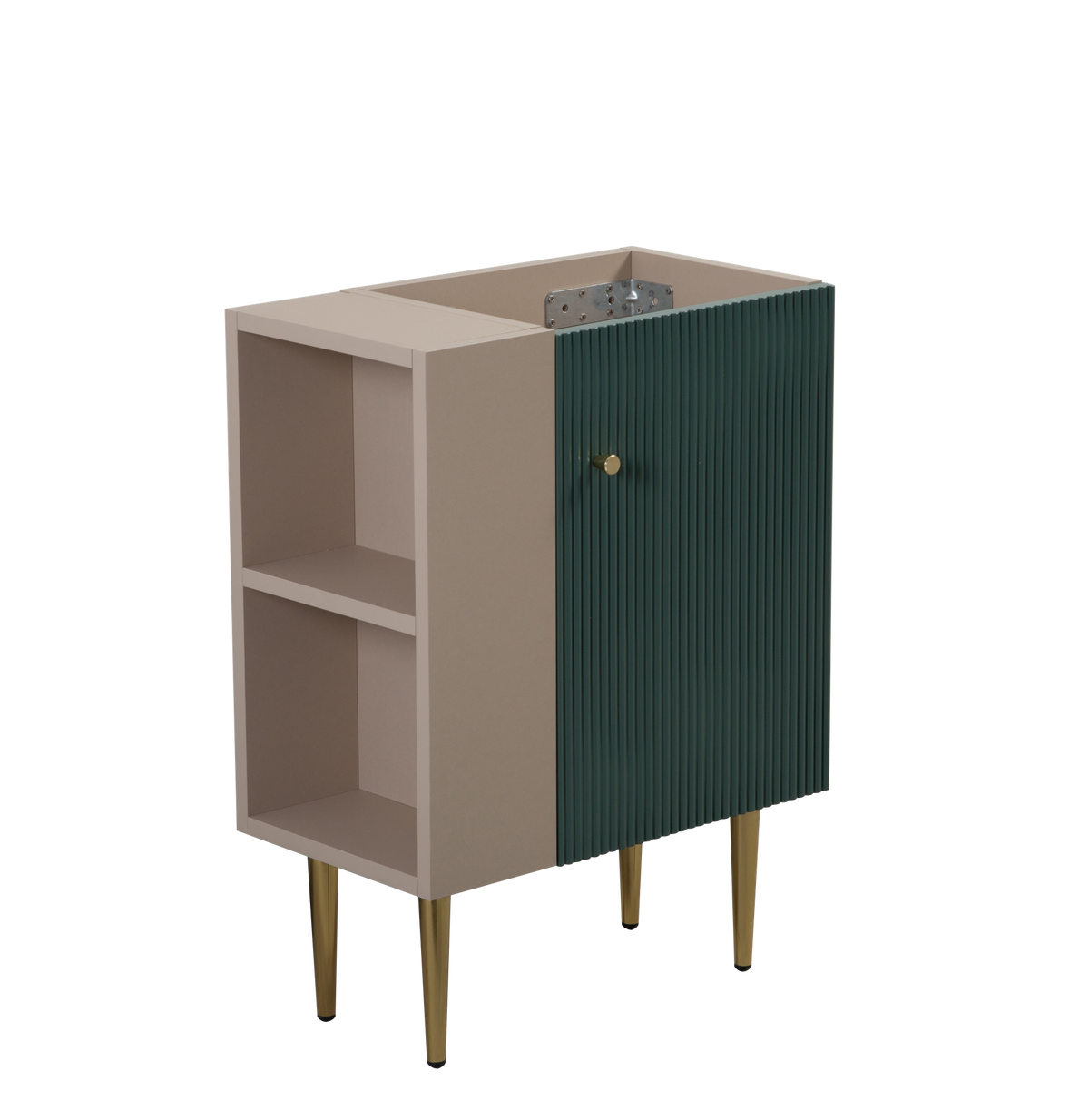 21.6" Vanity Base Only, Open Shelf on the Left, Green 24V06-21LVL-W1920P385633
