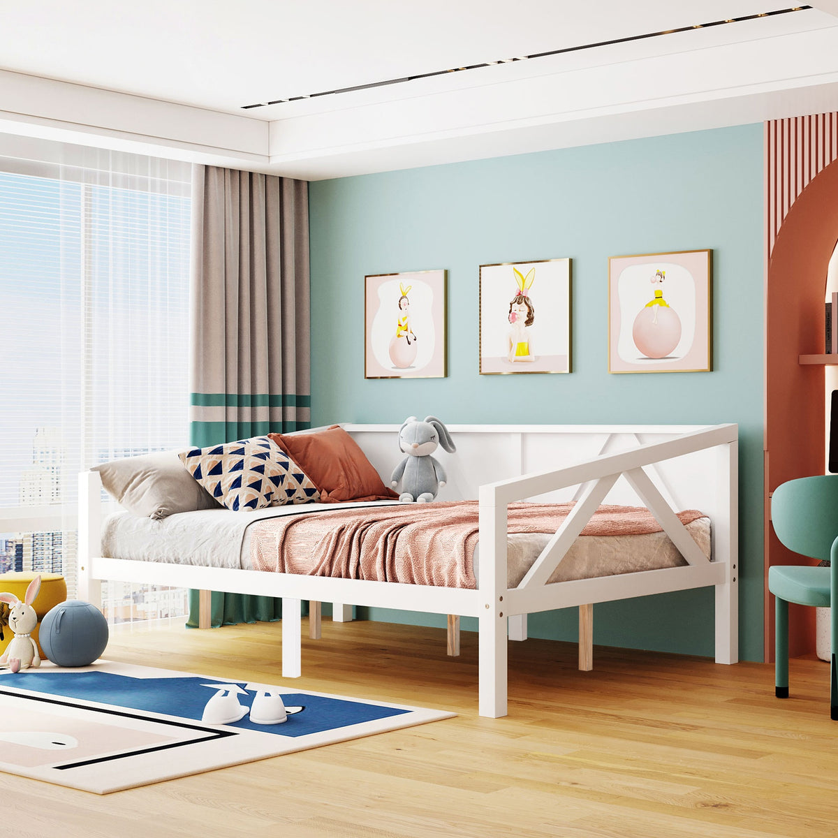 Full size Daybed, White