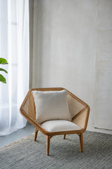 41x32x29.5" Tectona Teak Leisure Chair