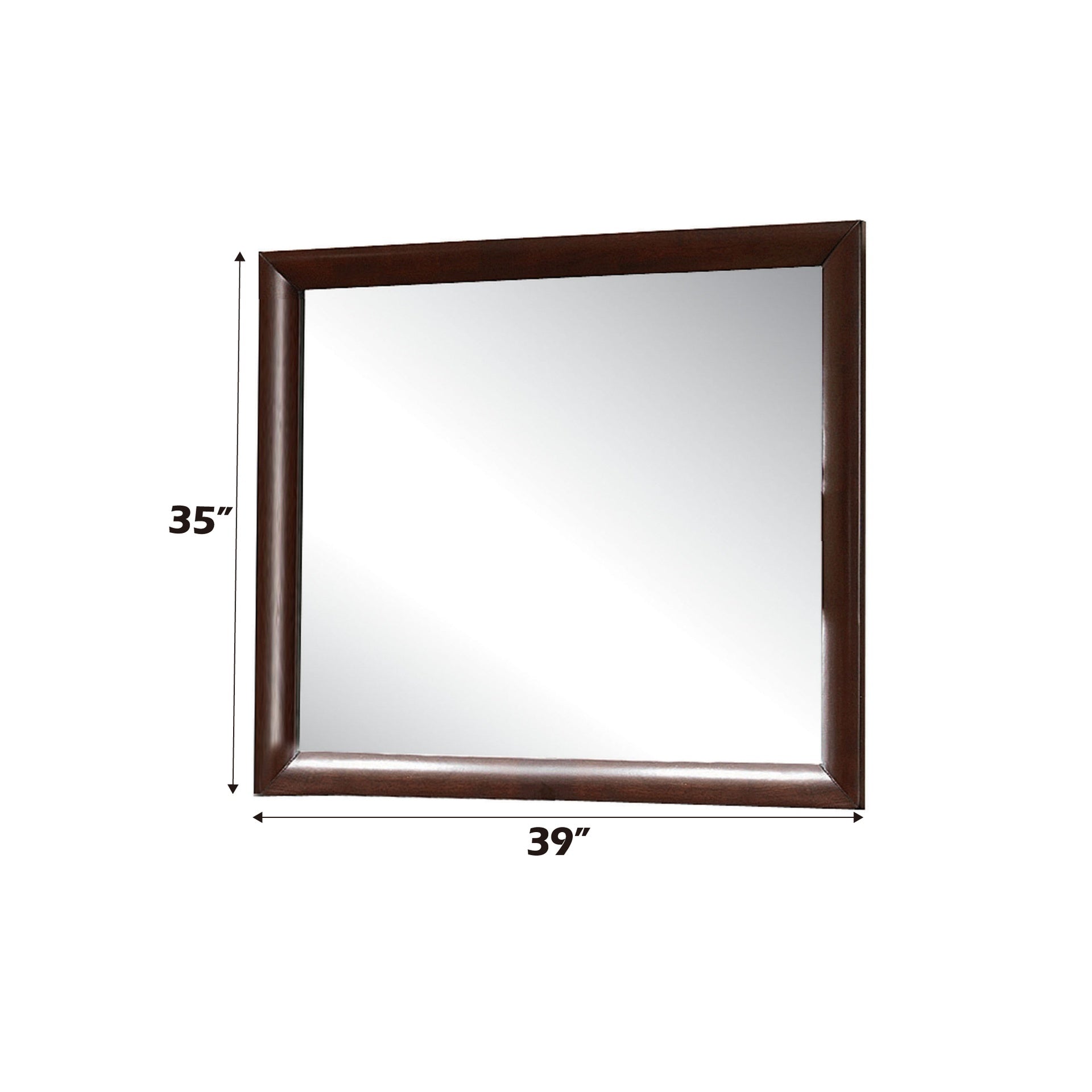 Ireland Espresso Finish Mirror