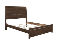 Espresso Finish Contemporary Design Queen Bed Wooden Bedroom Furniture 1pc