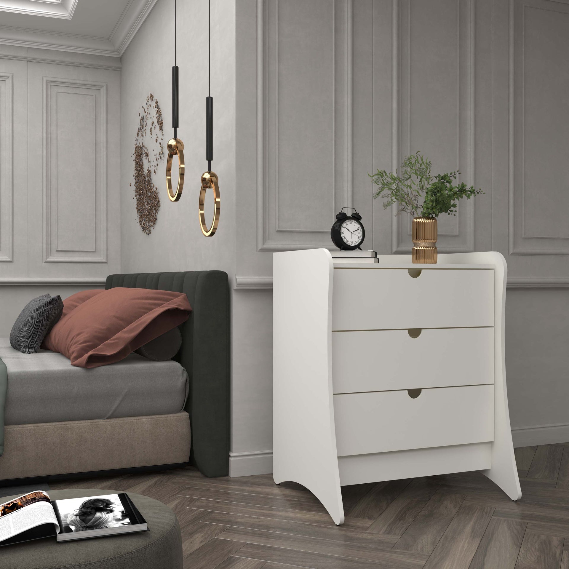 Nightstand in White