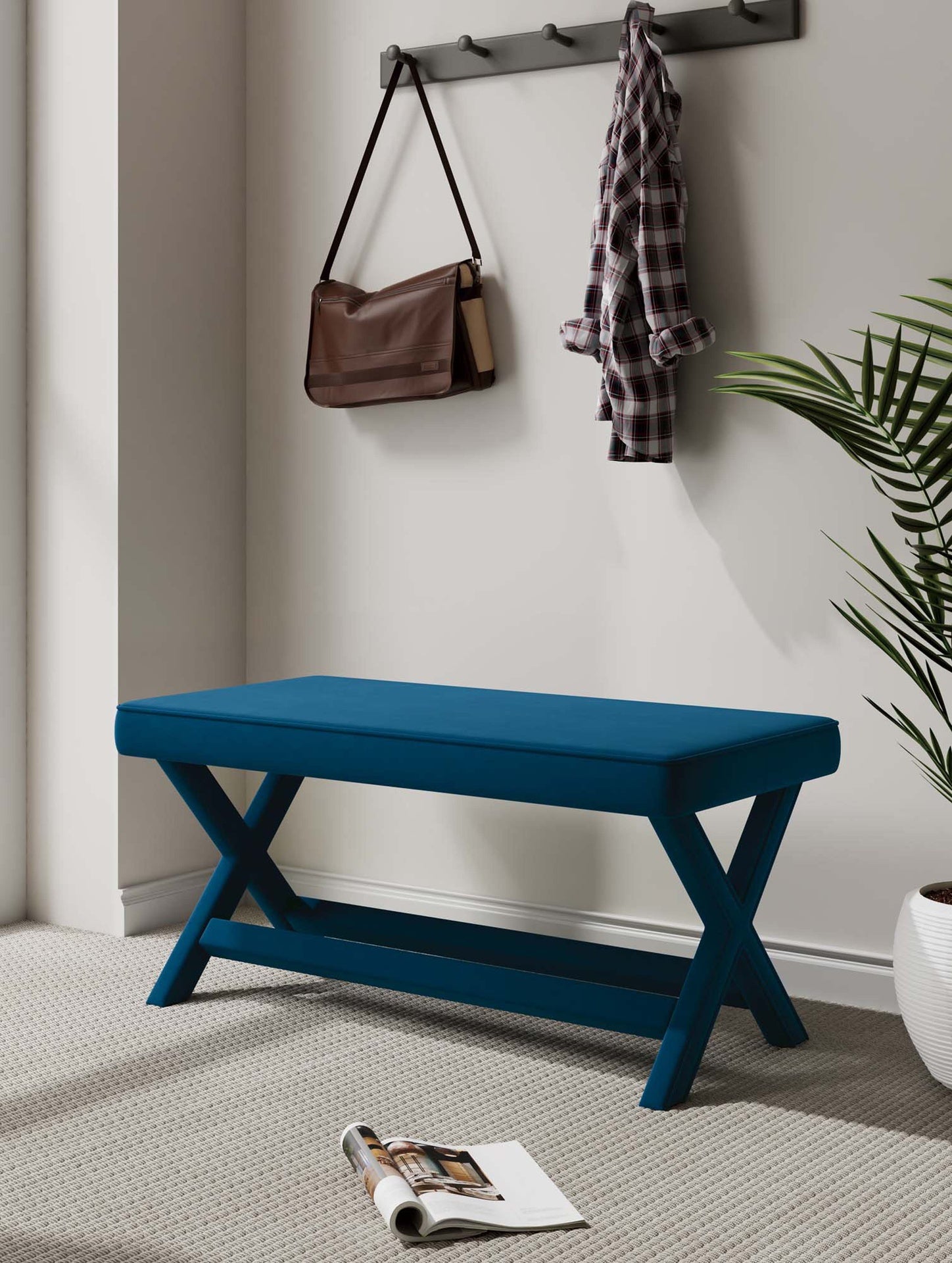 Accent Bench in Blue