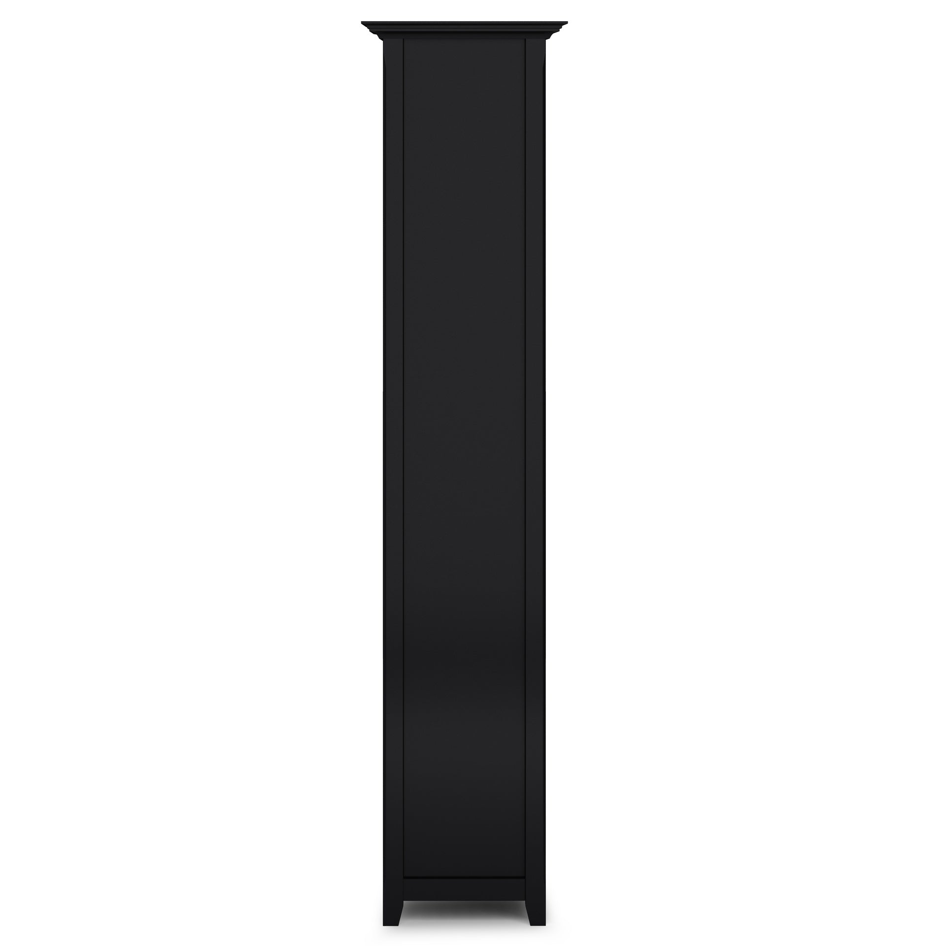 Amherst 30 inch Solid Wood 5 Shelf Bookcase in Black