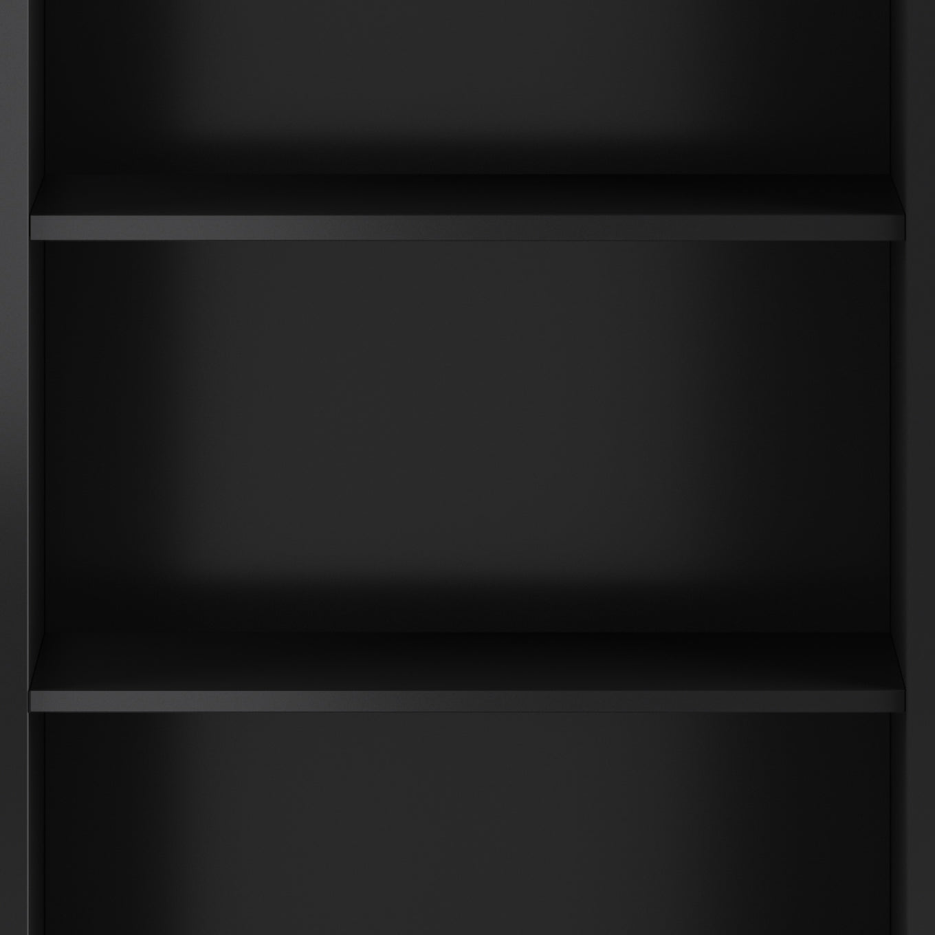 Amherst 30 inch Solid Wood 5 Shelf Bookcase in Black