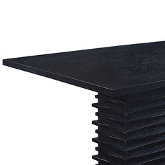 Monette Black Rectangle Dining Table