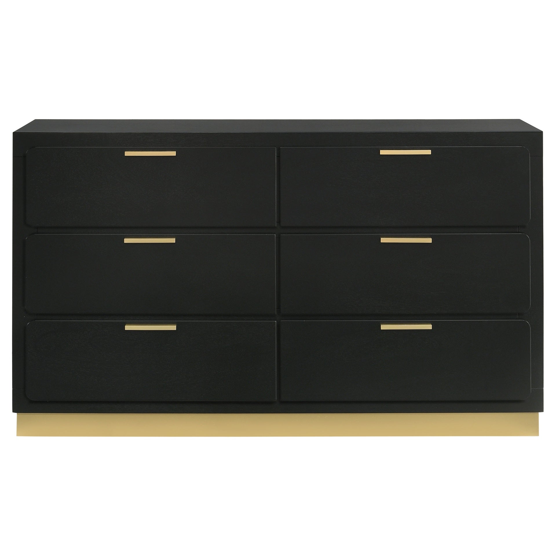 Sophia Black 6-drawer Dresser