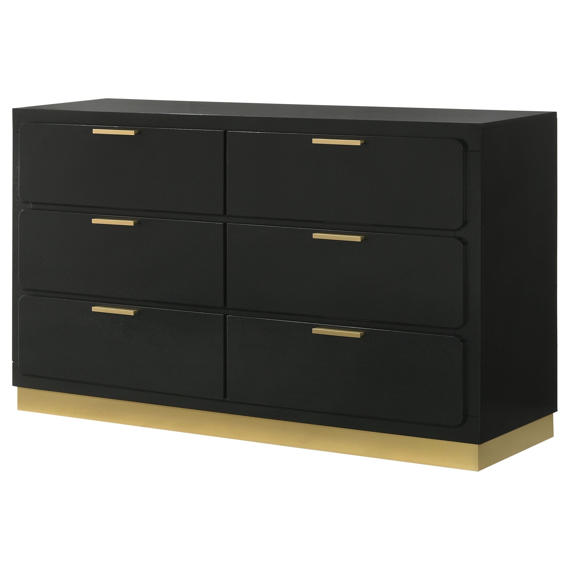 Sophia Black 6-drawer Dresser