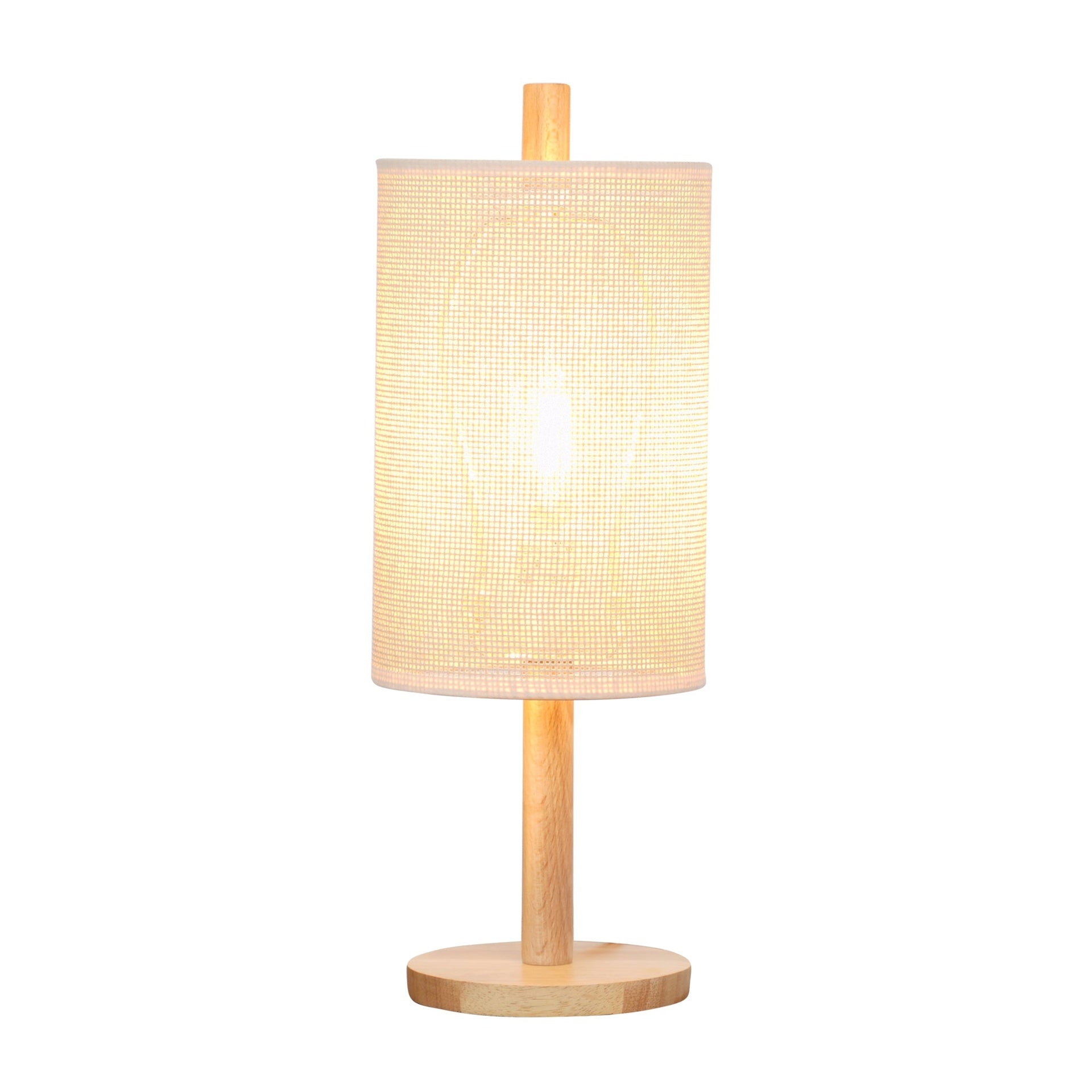 Modern Classic Desk Lamp Villa Living Room Bedroom Study Decorative Original Design European Wood Table Light, Arcana Table Lamp - Oak - Natural  110-120V Paper Rattan Weave Material