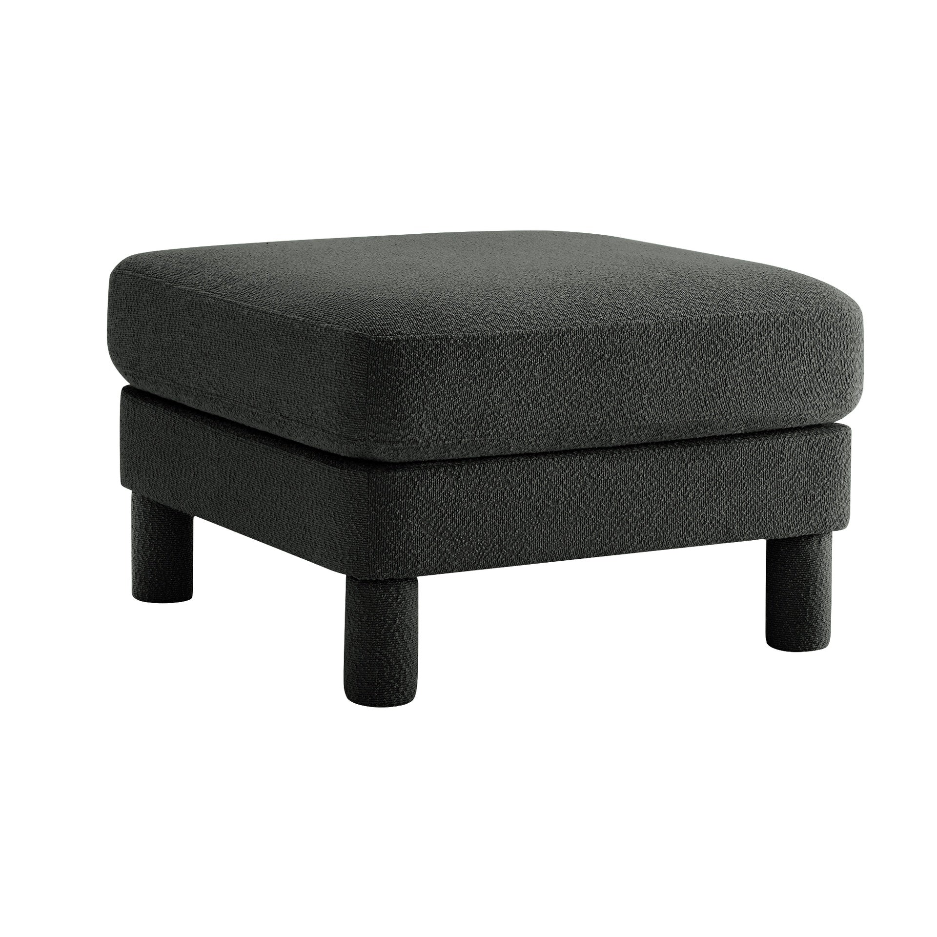 Lucas Ottoman Polyester-Dark Grey