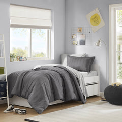 5-Piece Twin/Twin XL Woven Striped Comforter Set