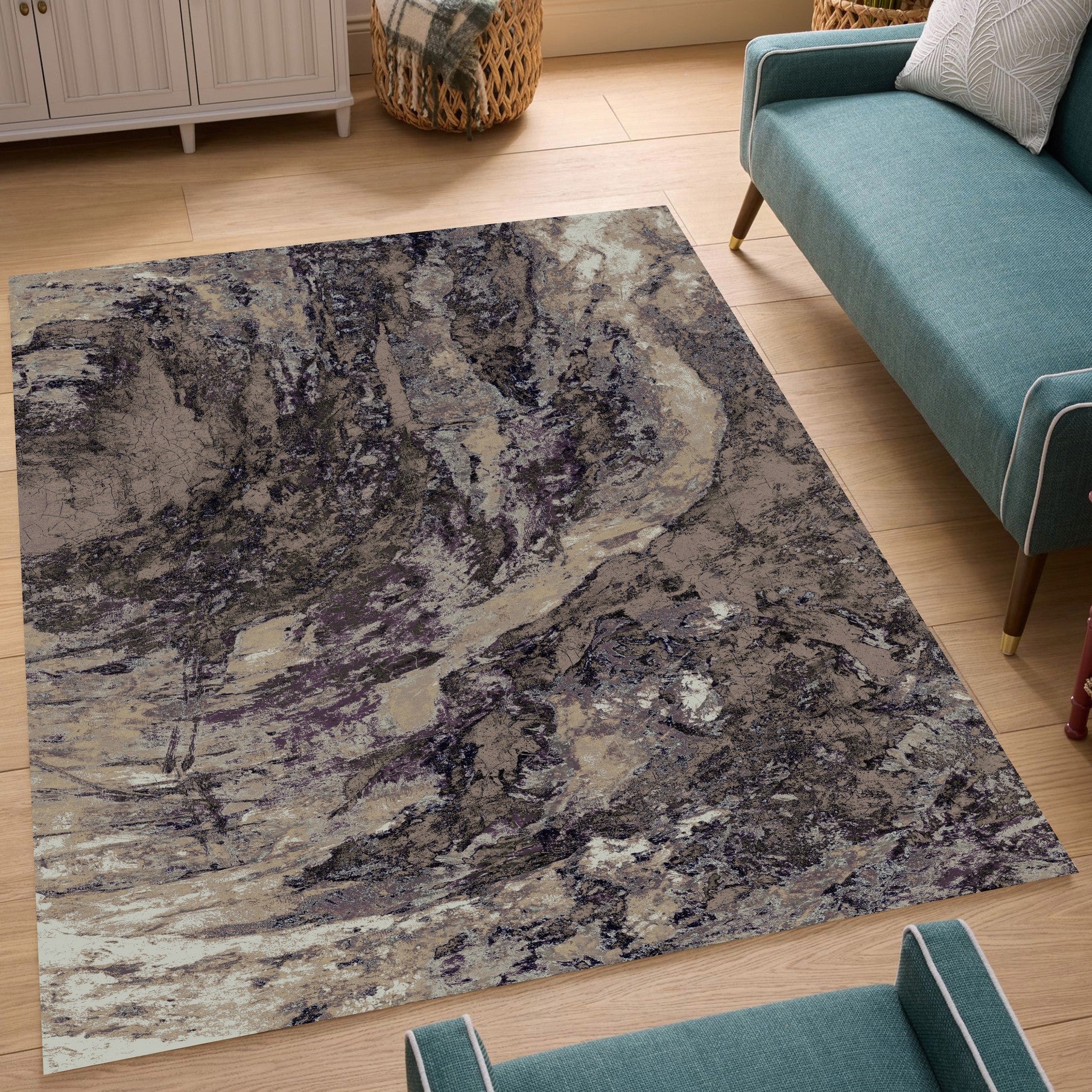 Artistic GC_TRE8012 Brown 7 ft. 10 in. x 10 ft. 6 in. Area Rug