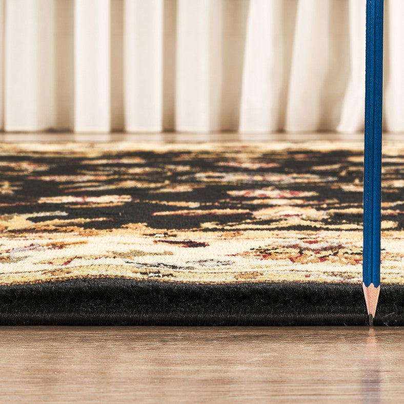 Classic GC_VIN5007 Black 2 ft. x 3 ft. Area Rug