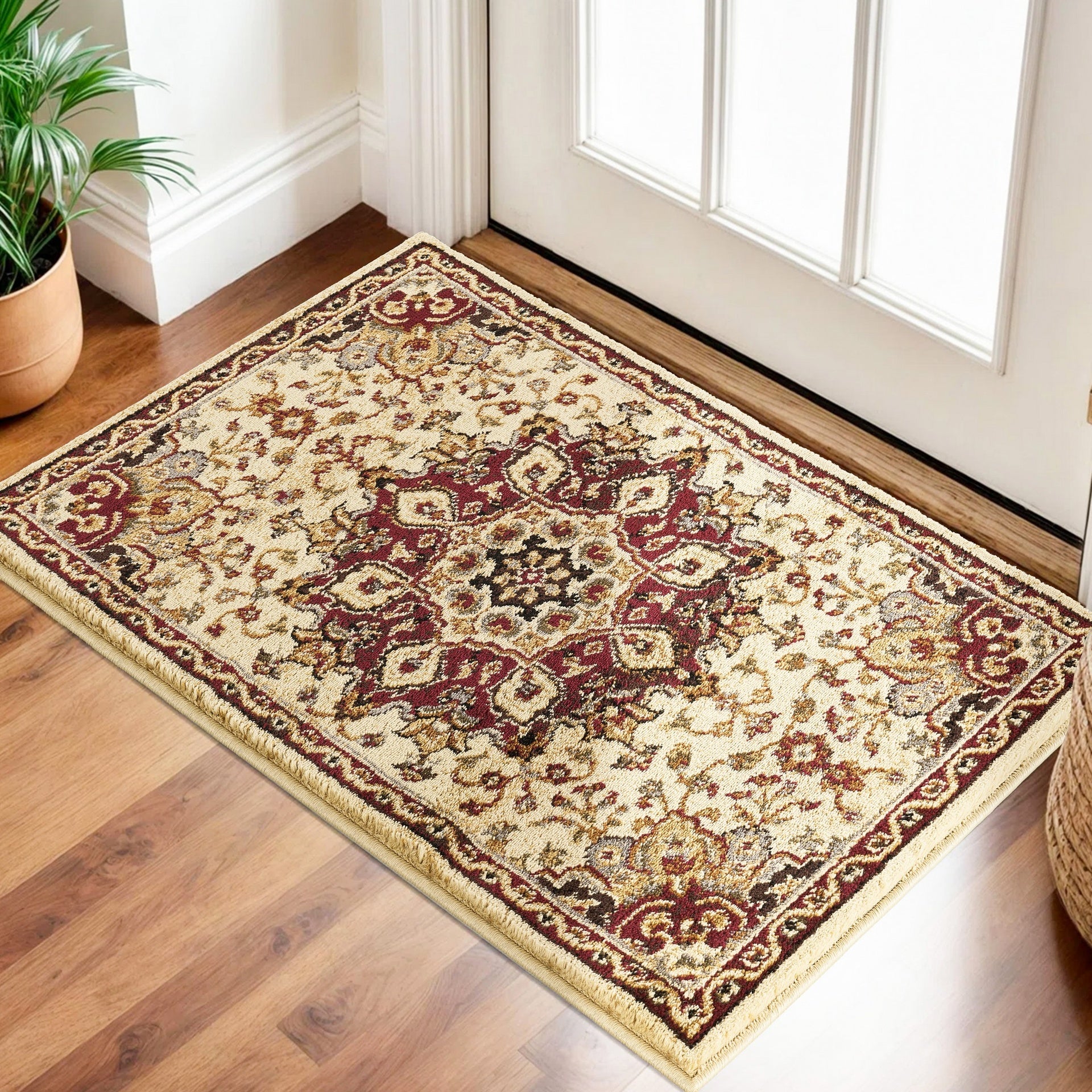 Classic GC_VIN5014 Cream 2 ft. x 3 ft. Area Rug