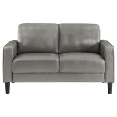 Farallone Grey Upholstered Track Arm Loveseat