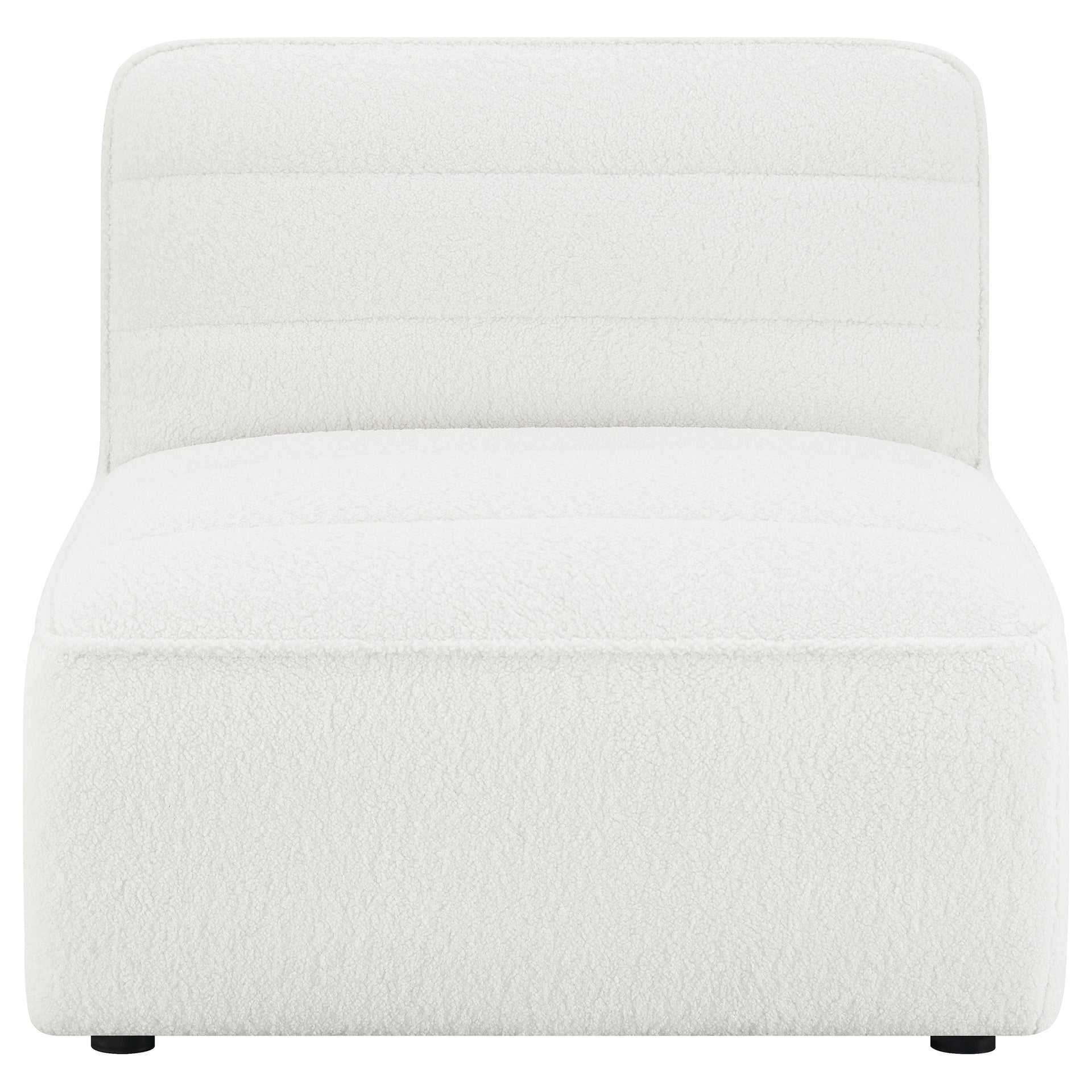 Bonnie Natural Upholstered Armless Chair