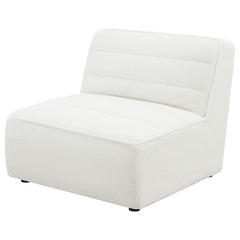 Bonnie Natural Upholstered Armless Chair