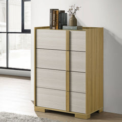 Lincoln Natural 4-drawer Chest of Drawers