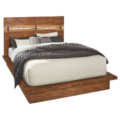 Mallory Smokey Walnut Eastern King Platform Bed