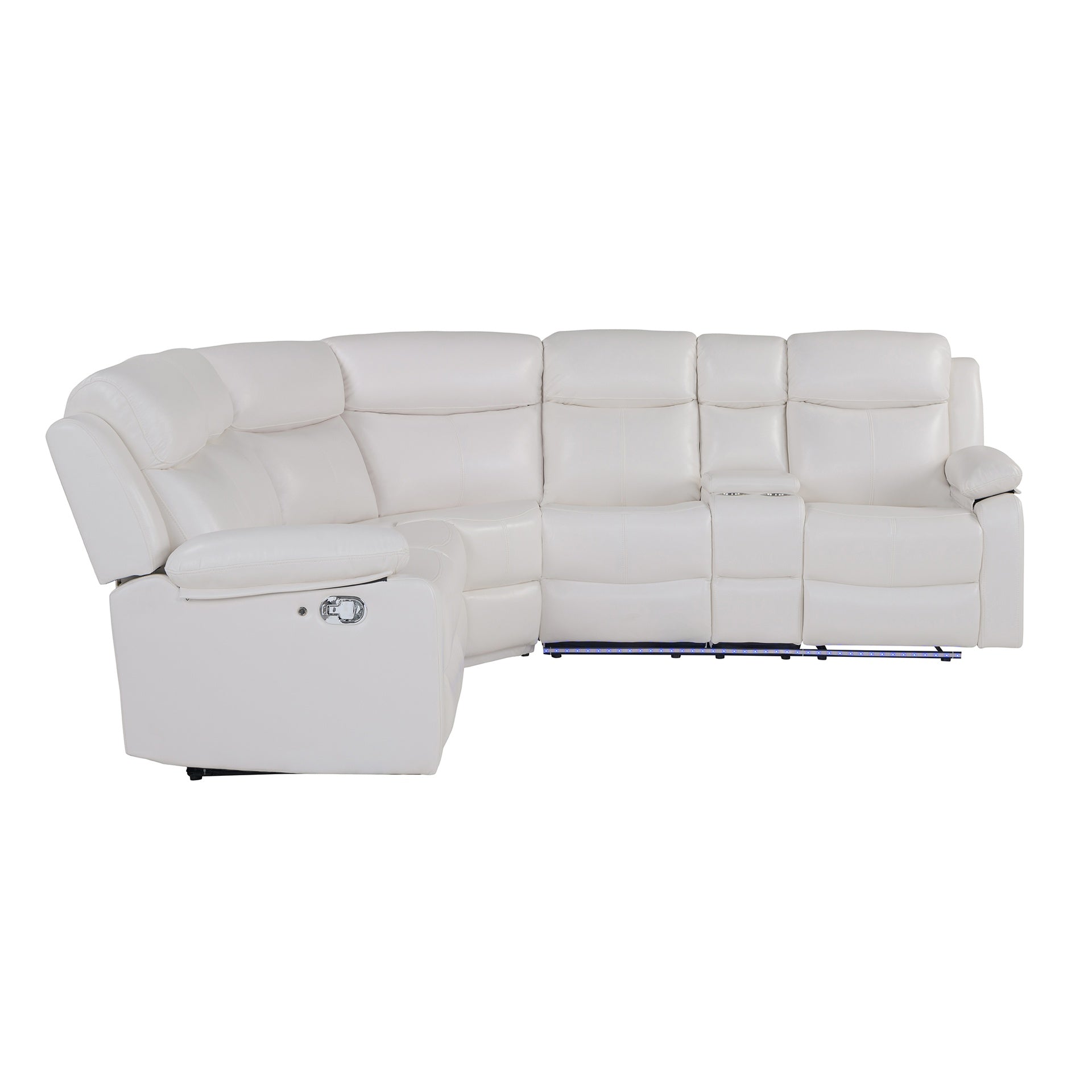 BLANCHE WHITE RIGHT ARM FACING SECTIONAL