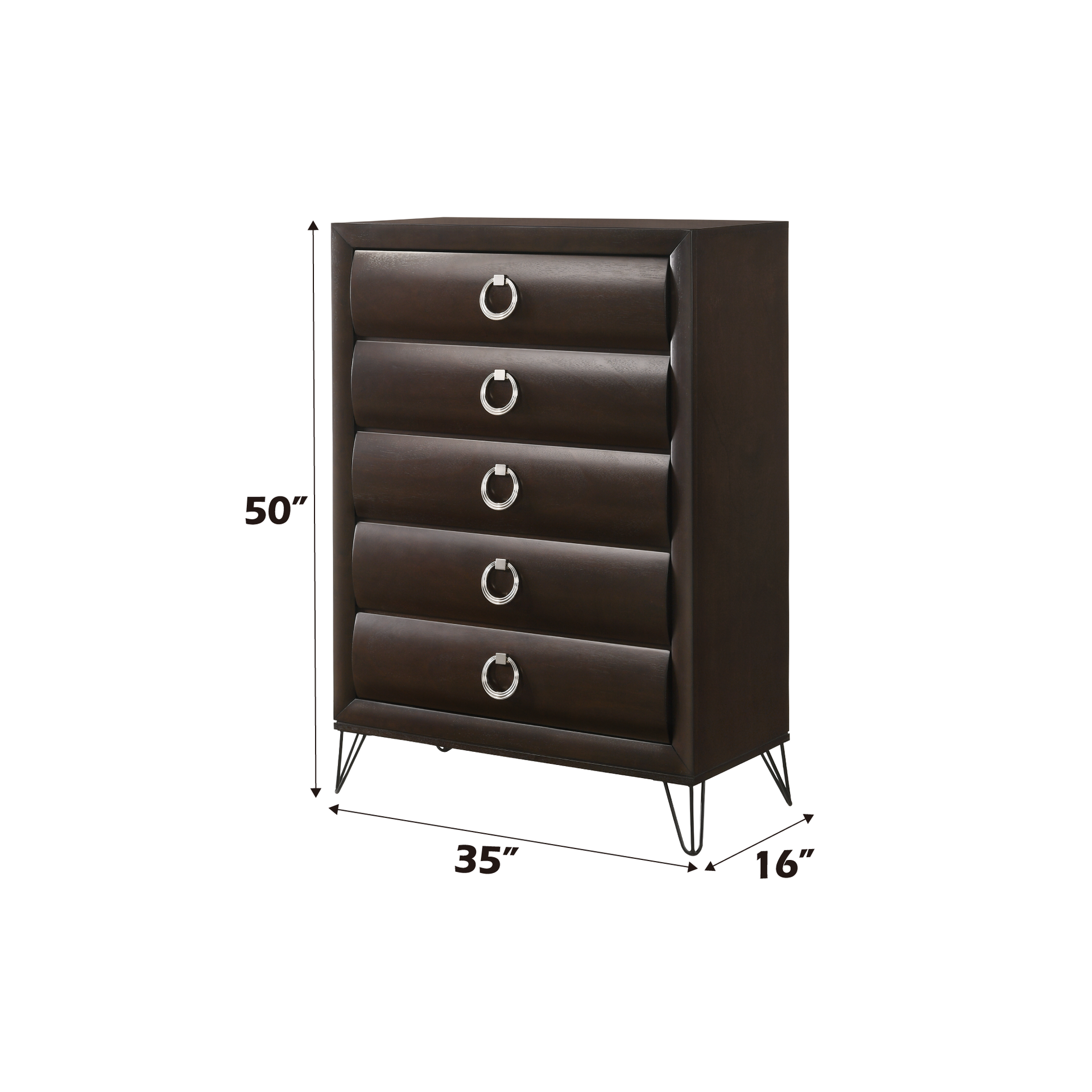 Tablita Dark Merlot Finish Chest