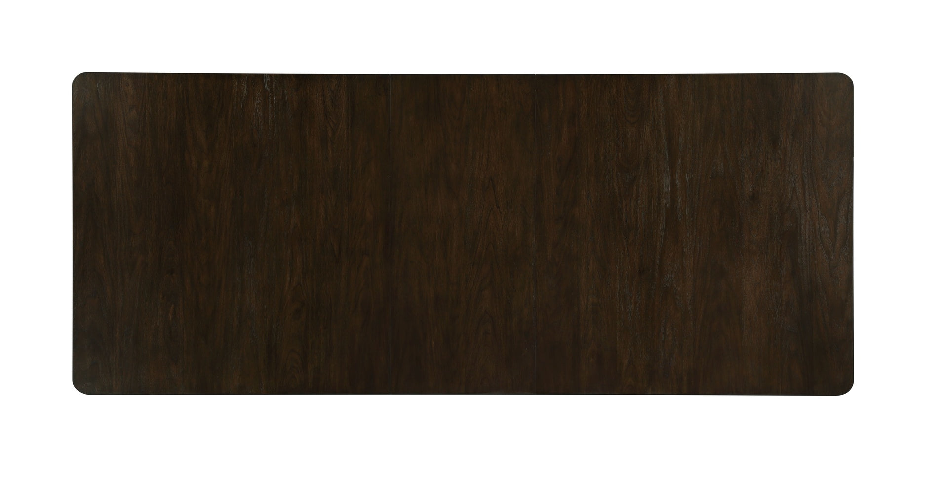 Carene White & Brown Finish Dining Table (With Leaf)