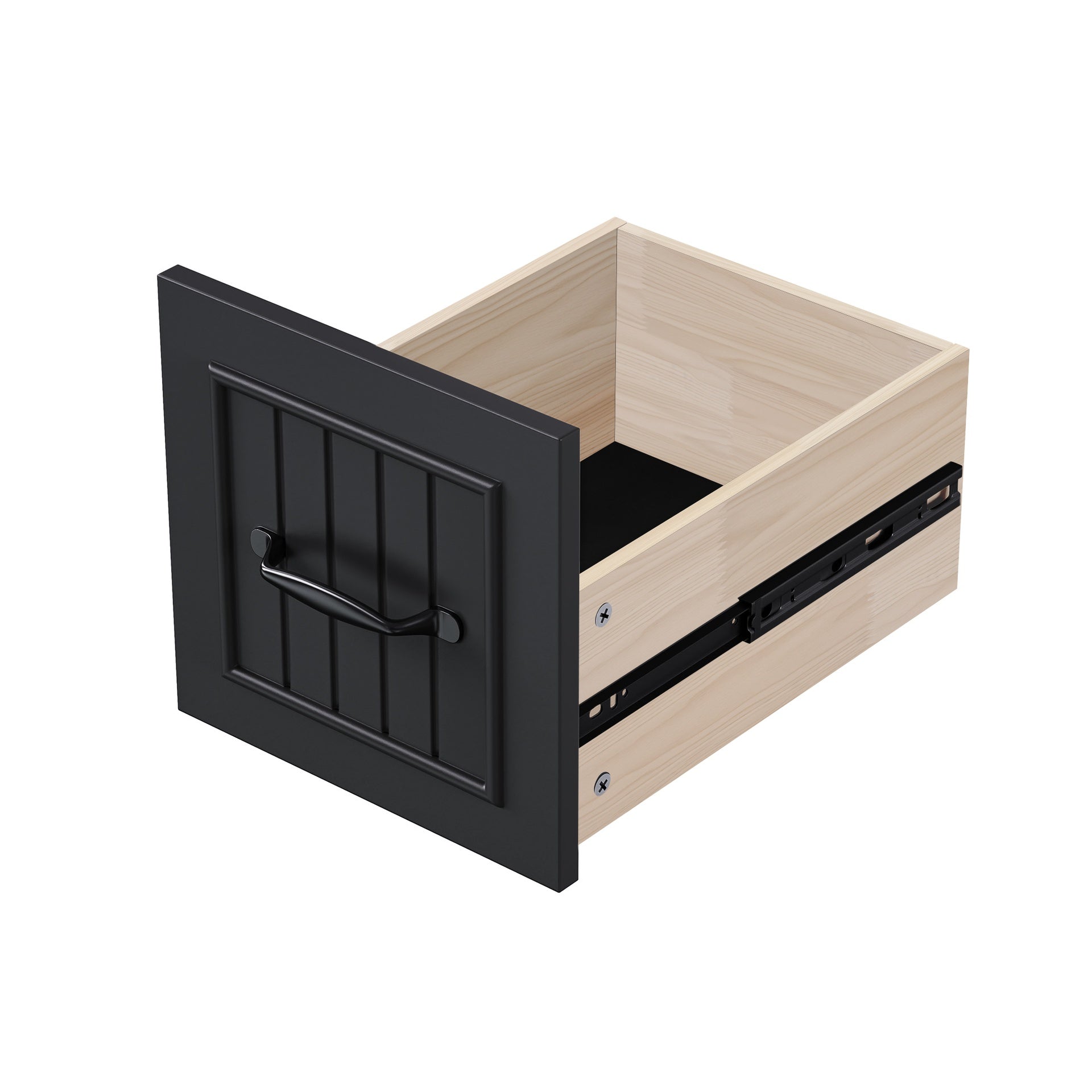 K&K 56 inch Kitchen Island with Rubber Wood Veneer Drop Leaf, Power Outlet, 4 Door Shelves, Embossed Vertical Stripe Rolling Kitchen Cart on 4 Wheels with 6 Deep Drawers for Kitchen, Dining Room,Black